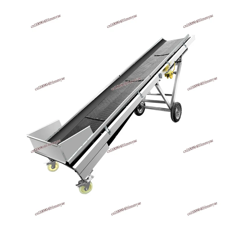 

Conveyor belt Small folding climbing hopper assembly line Belt conveyor