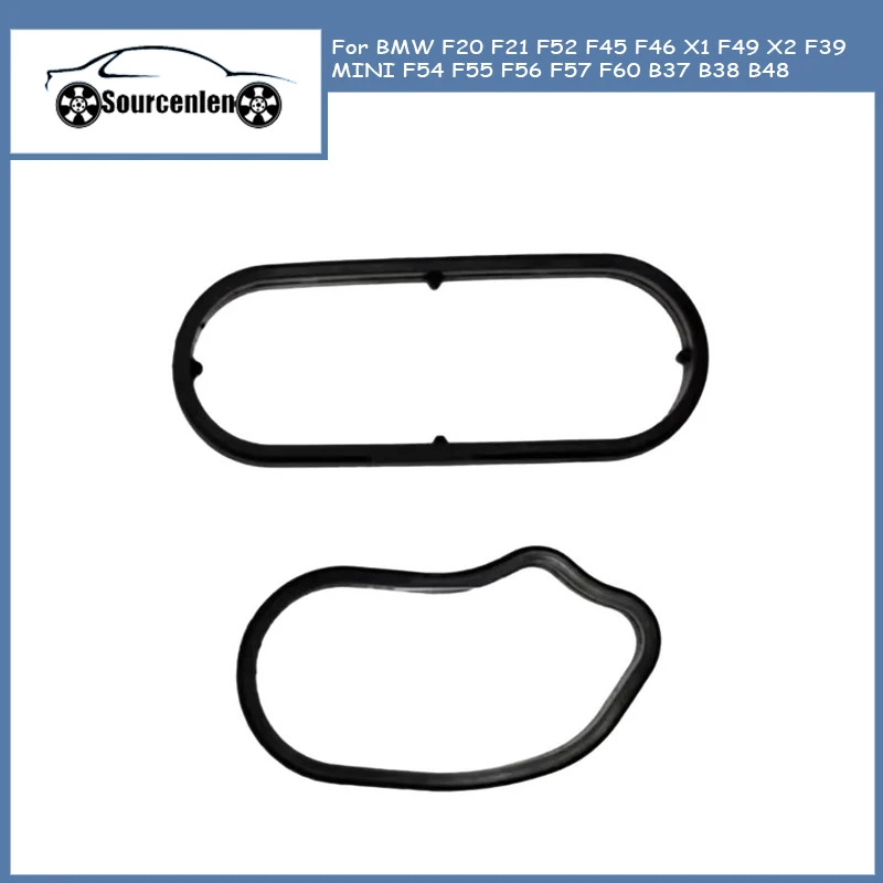 

Engine Oil Cooler Gasket For BMW F20 F21 F52 F45 F46 X1 F49 X2 F39 MINI F54 F55 F56 F57 F60 B37 B38 B48 11428591461