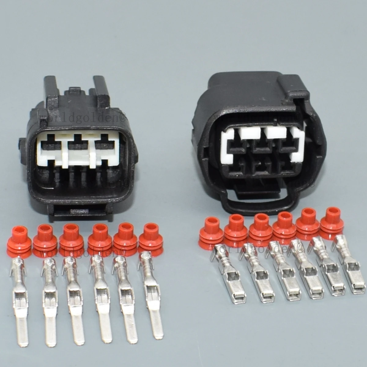 MG641107-5 MG651104-5 6Pin Male Female Plug Kit for Universal Vehicles Lamp Sensor Harness Repair car connector