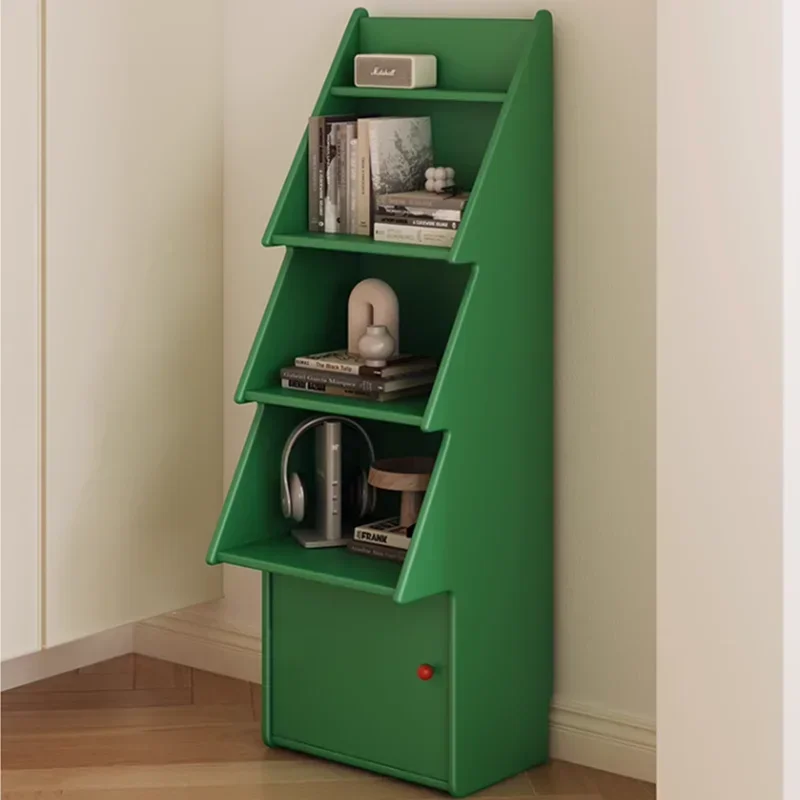 Simple Display Hand-Made Book Cream Style Modern Magazine Cabinet