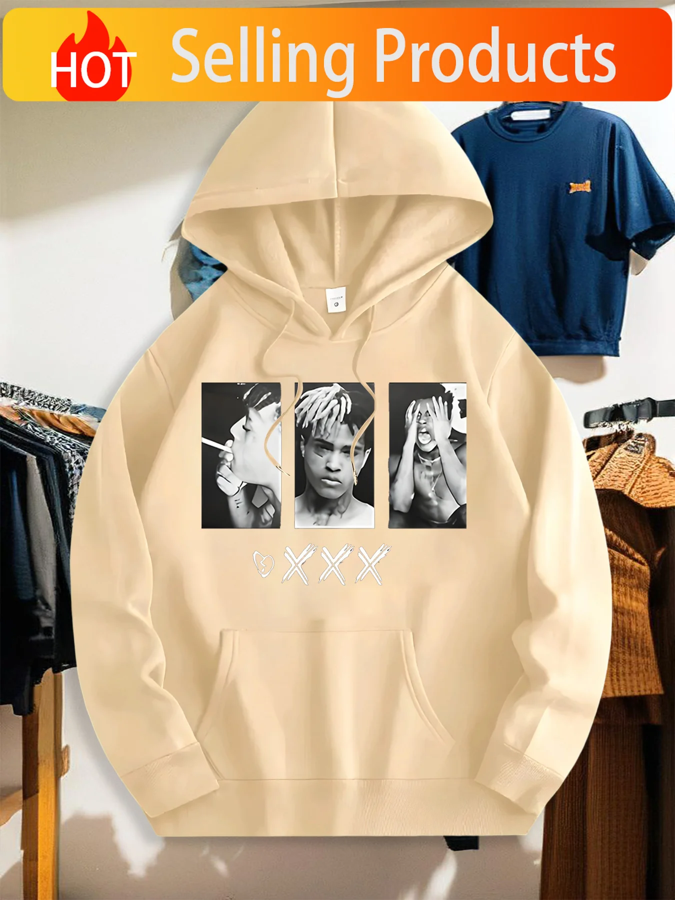 Men's Universal Autumn/Winter Sweatshirt | Hooded Sweatshirt Suitable for Outdoor, Daily, Casual, and Sports Activities, with Pr