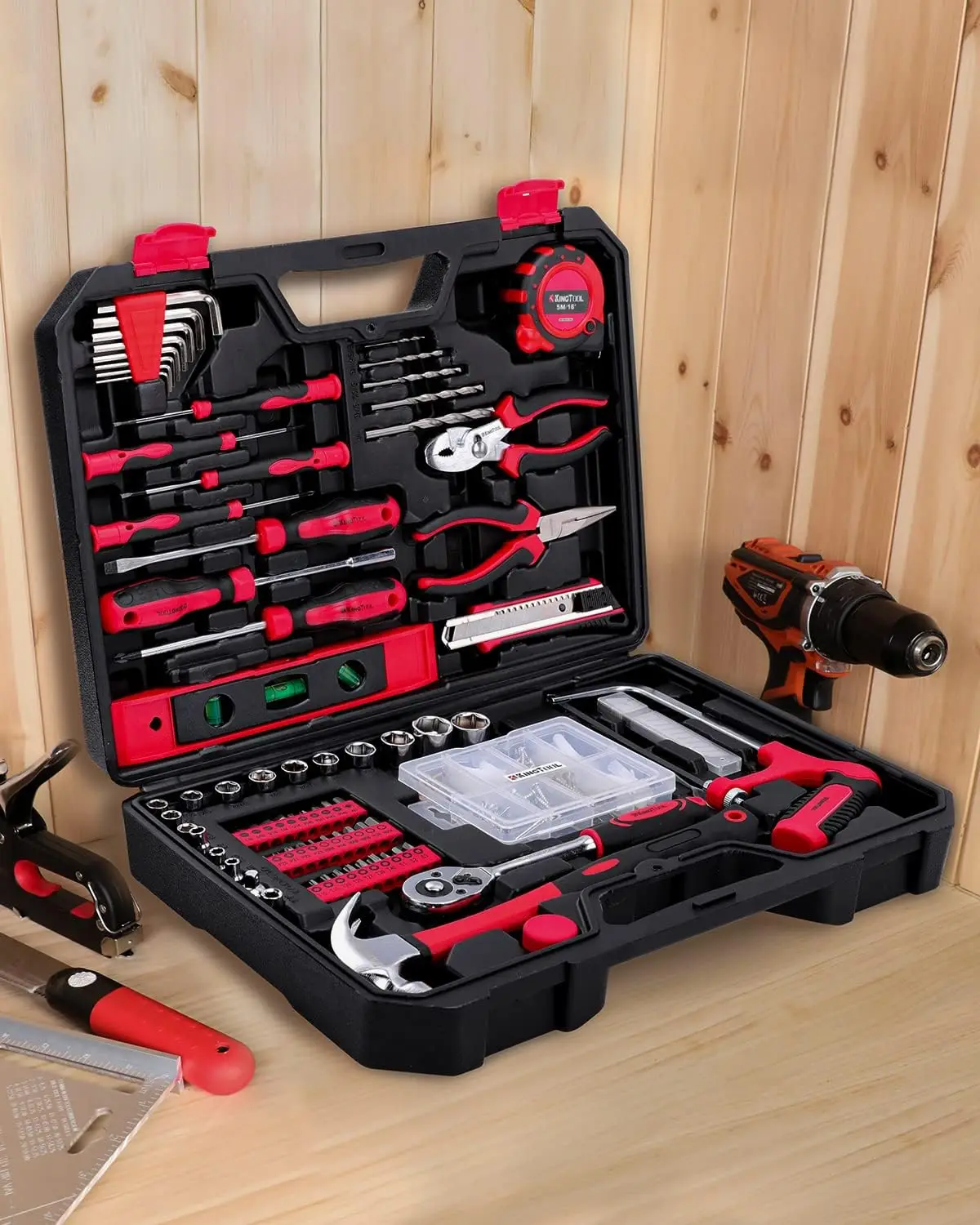 Home Repair Tool Kit 226 Piece General Home/Auto Repair Tool Set General Mechanic Tool Set General Household Tool Kit Perfect fo