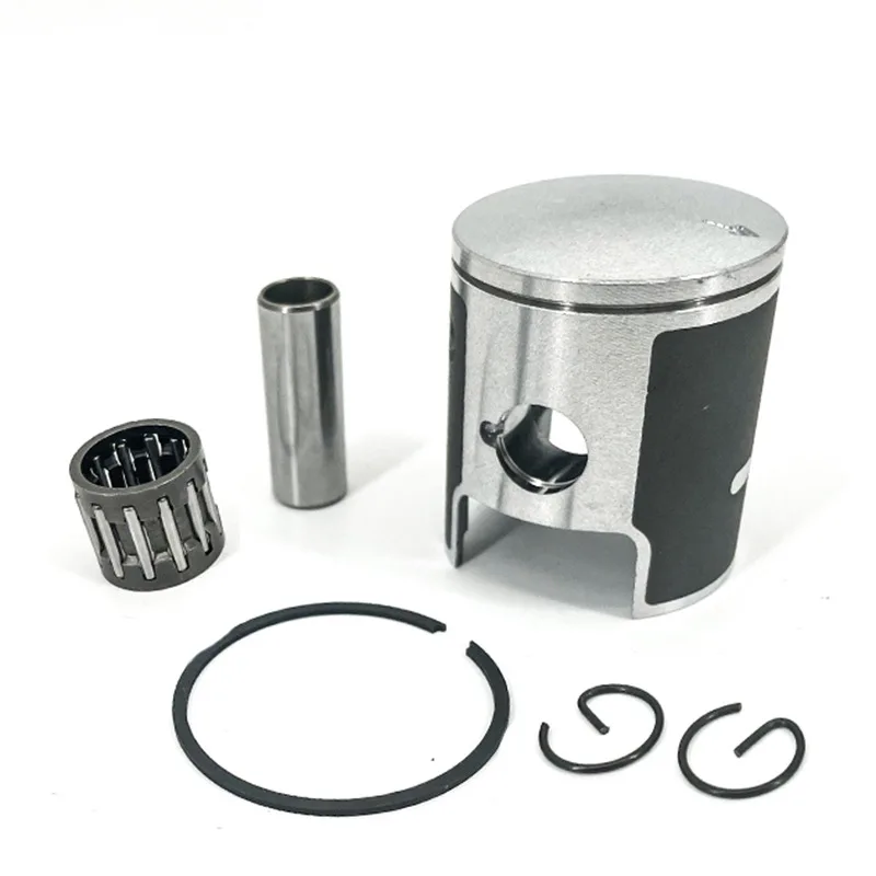 39cc Two Stroke Engine Piston Kit with Piston Ring Assembly for Small Displacement Mini Dirt Bike Off Road Motorcycle Top End