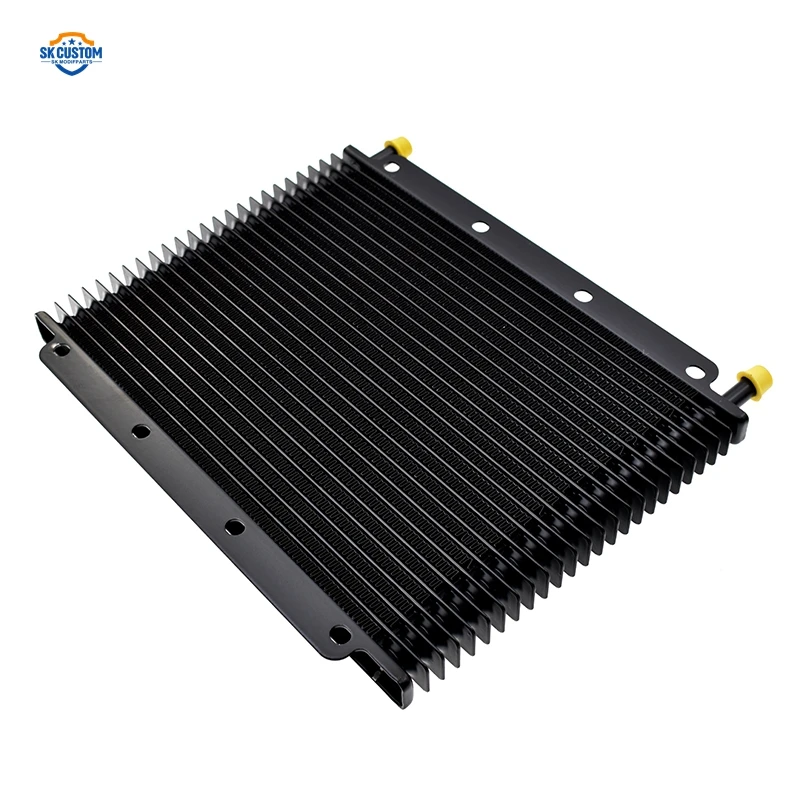 SK مخصص 14 19 25 32 صف مجموعة مبرد الزيت الأوتوماتيكية الألومنيوم صندوق التروس العالمي مجموعة مشعاع الزيت #6