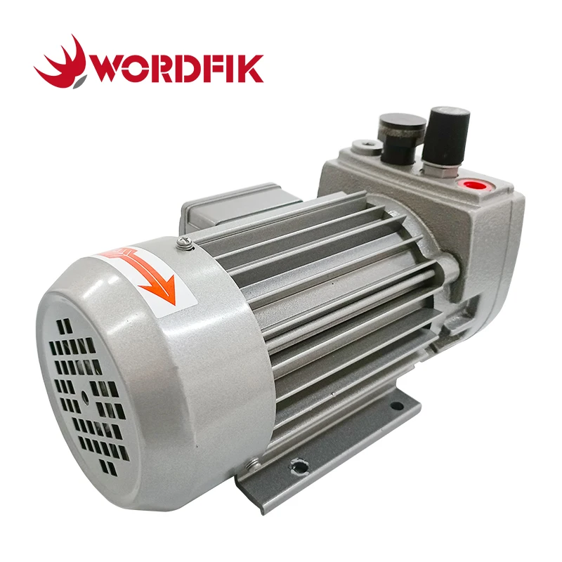 Wordfik VD8 8m³/h 150mbar 0.37kW 0.5HP Dry Rotary Vane Vacuum Pump for  Suction