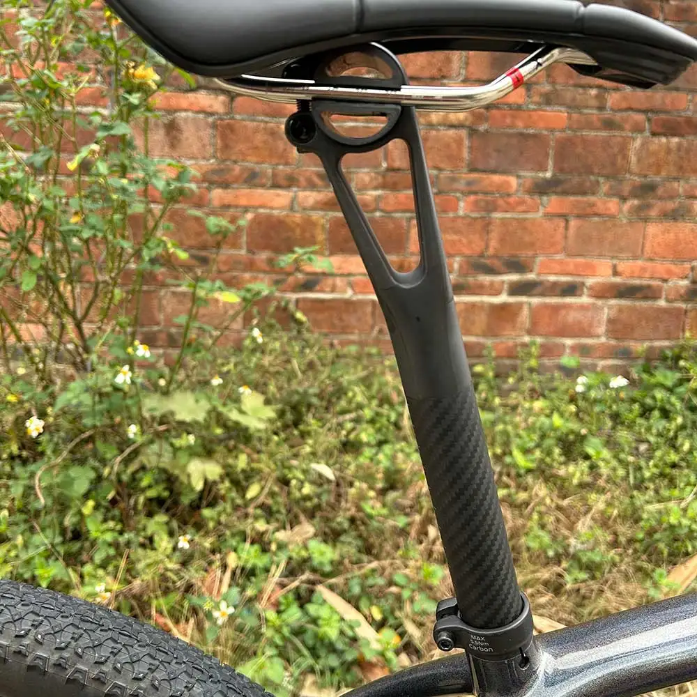 New Carbon Seat Post Master Series 5mm Offset Compatible 27.2/30.9/31.6mm for MTB/Road Bike Lightweight Bicycle Seatpost Parts