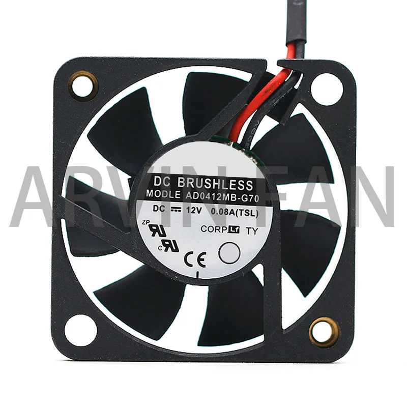 

AD0412MB-G70 DC 12V 0.08A 40x40x10mm 2-Wire Server Cooling Fan