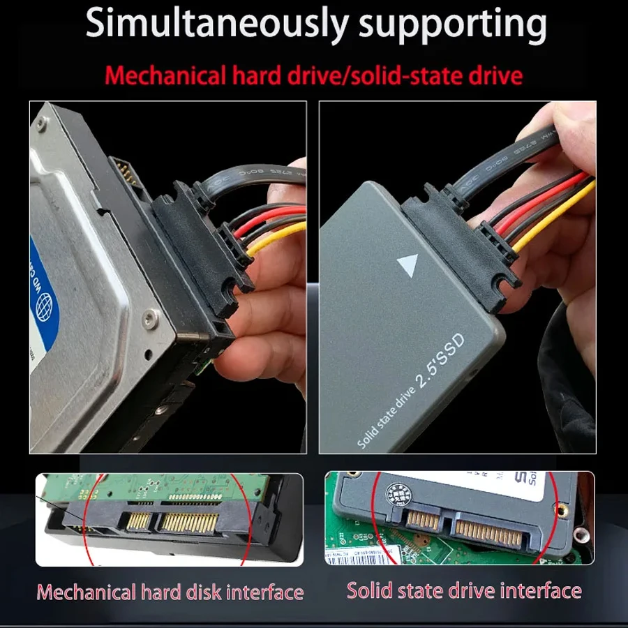 Sas Sata, SFF-8482 Sas 29 Pin Naar Sata 22Pin Harde Schijf Raid Verlengkabel Met 15 Pin Sata Power Poort