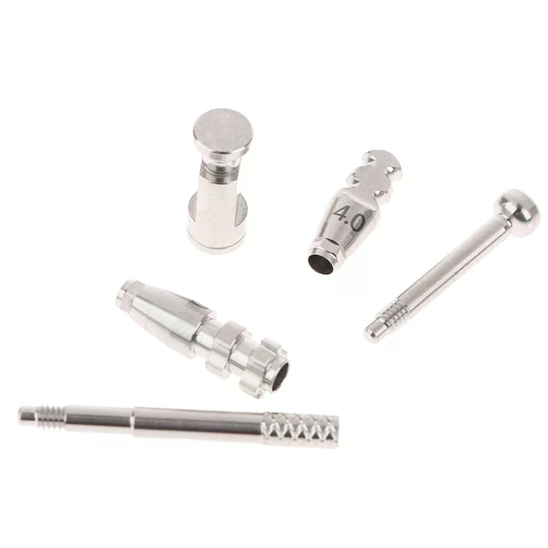 Dental Titanium Alloy Oral Surgery Components Accessories Analog Plaster Fixture Open Tray Closed Rod Transfer Coping Abutments