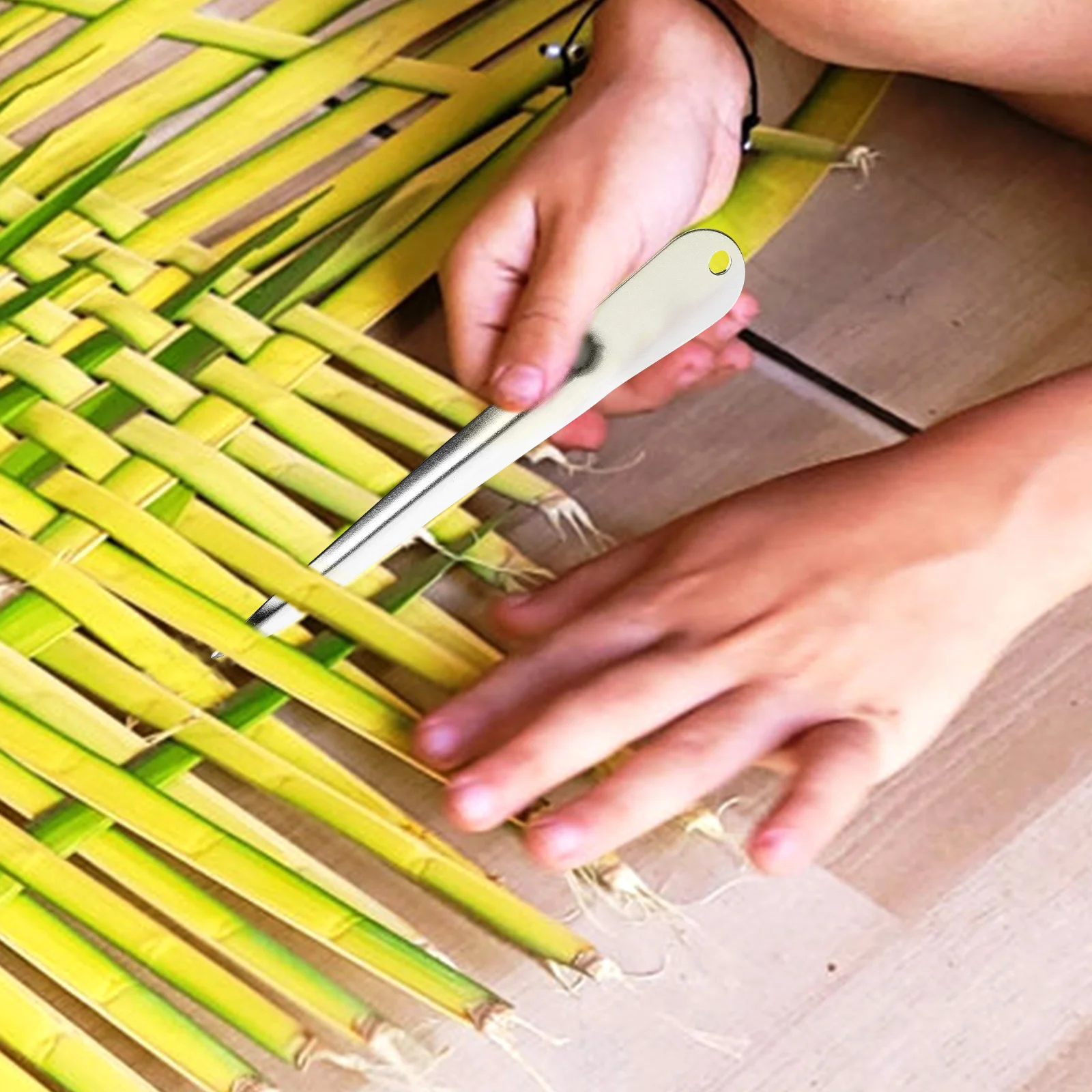 

Stainless Steel Rattan Pry Tool Wicker Repair Kit Basket Weaving Furniture Maintenance Gardening Shovel Trim Pry Bar Chair Cane