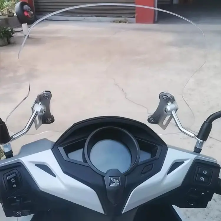 

Tall Windshield for Honda NS125RX, Modified Front Wind Screen, Windproof & Rainproof Scooter Accessory
