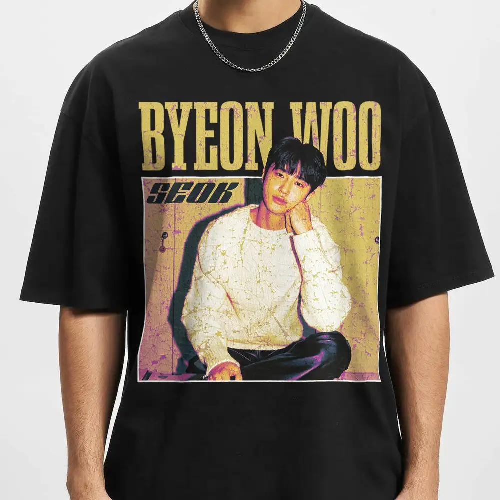 Limited Seok Byeon Woo Kdrama Korean Pop Tshirt Vintage Unisex Shirt Oversized Unisex Tee Adult Clothing Gift Idea