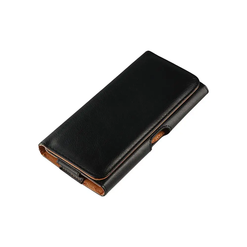 

PU Leather Universal Phone Pouch Sewing Process Simple Mobile Phone Waist Bags Universal Covered Phone Belt Clip Cover