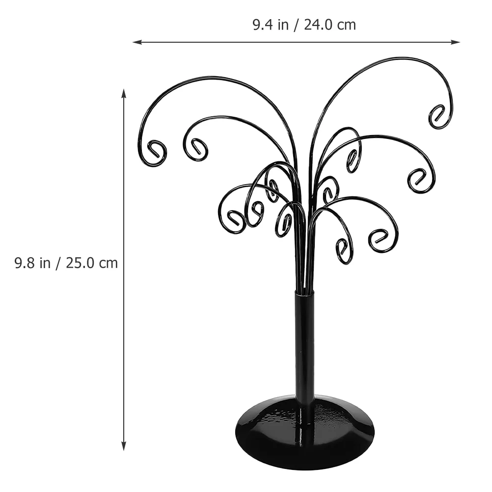 Présentoir à Bijoux en Fer Forgé, Support de Rangement pour Boucles d'Oreilles