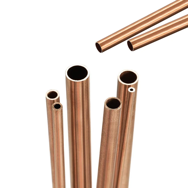 Purple copper Tubes Internal Diameter 300mm/200mm/250mm 1-16mm Tube Brass Spacer Model Building diy accessories