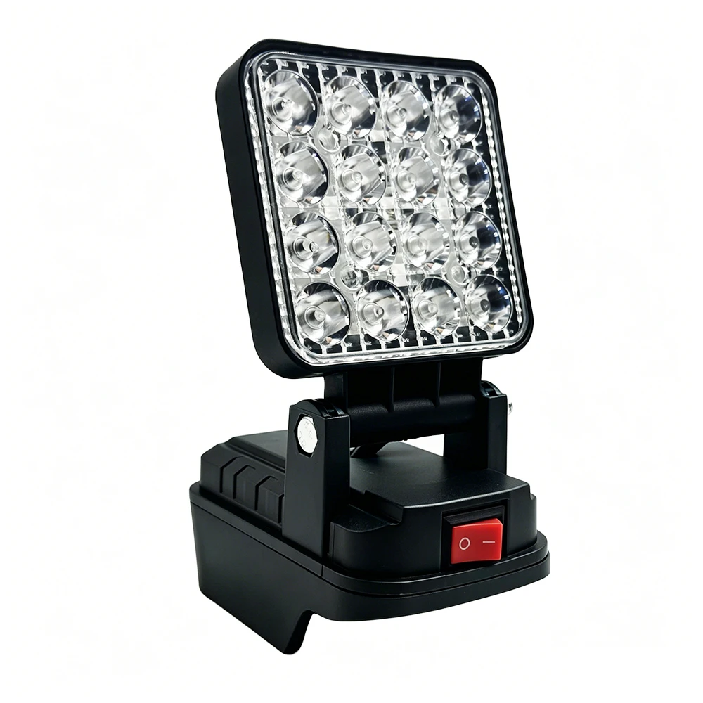 Cordless LED Lantern Work Light 4 Inch Flashlight Emergency Camping Lamp for Makita 14.4V-18V Li-ion Battery Outdoor Lighting