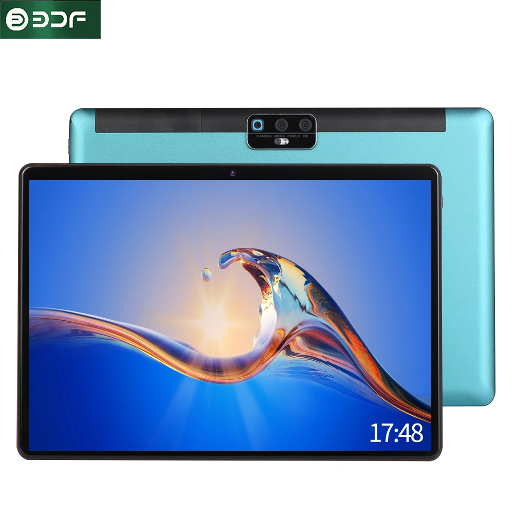 BDF-tableta Pc con Android 10,0, dispositivo de 10,1 pulgadas, 64GB de ROM, tarjeta Sim, red Wi-Fi, teléfono, Bluetooth, Wi-Fi, 4GB de RAM