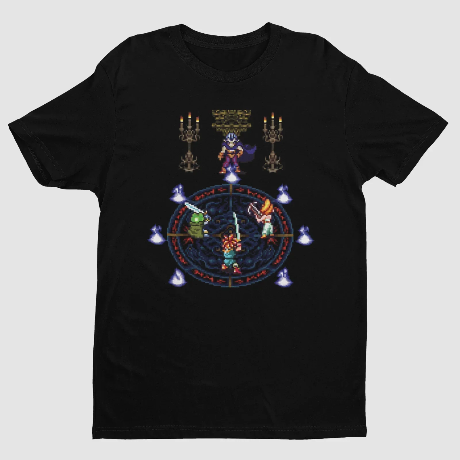 Chrono Trigger Magus Battle Premium Unisex T-shirt | Gifts for JRPG Gamers image 2