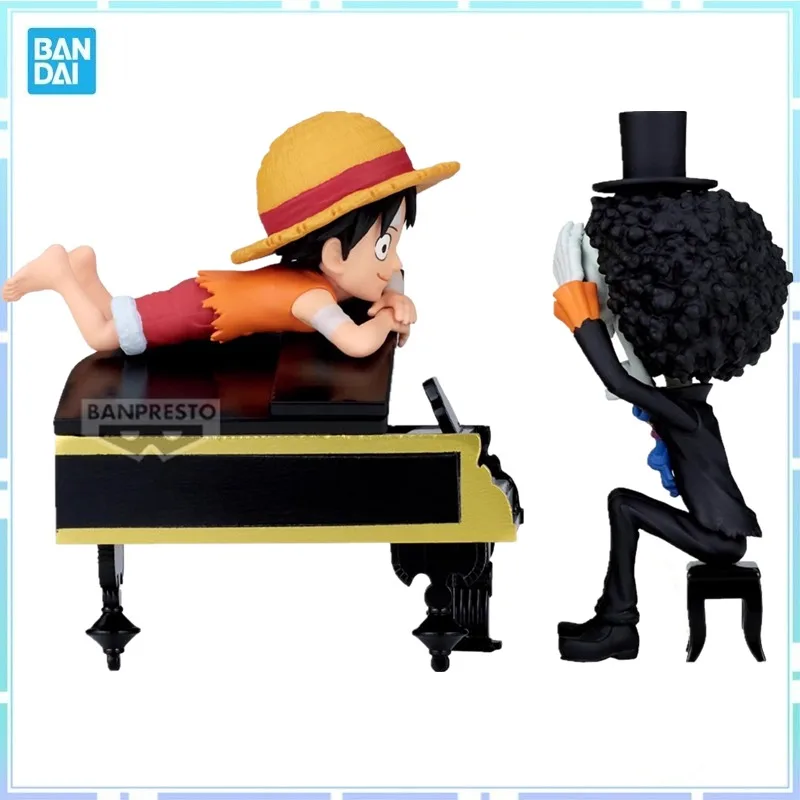 

Bandai оригинальный BANPRESTO аниме ONE PIECE WCF Burukku Luffy ПВХ фигурка Коллекционная модель игрушки подарки