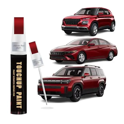Ultimate Red(R2P) Car Paint Touch Up Pen Compatible with Hyundai,Automotive Scratch Remover for Nicks&Chips Repair
