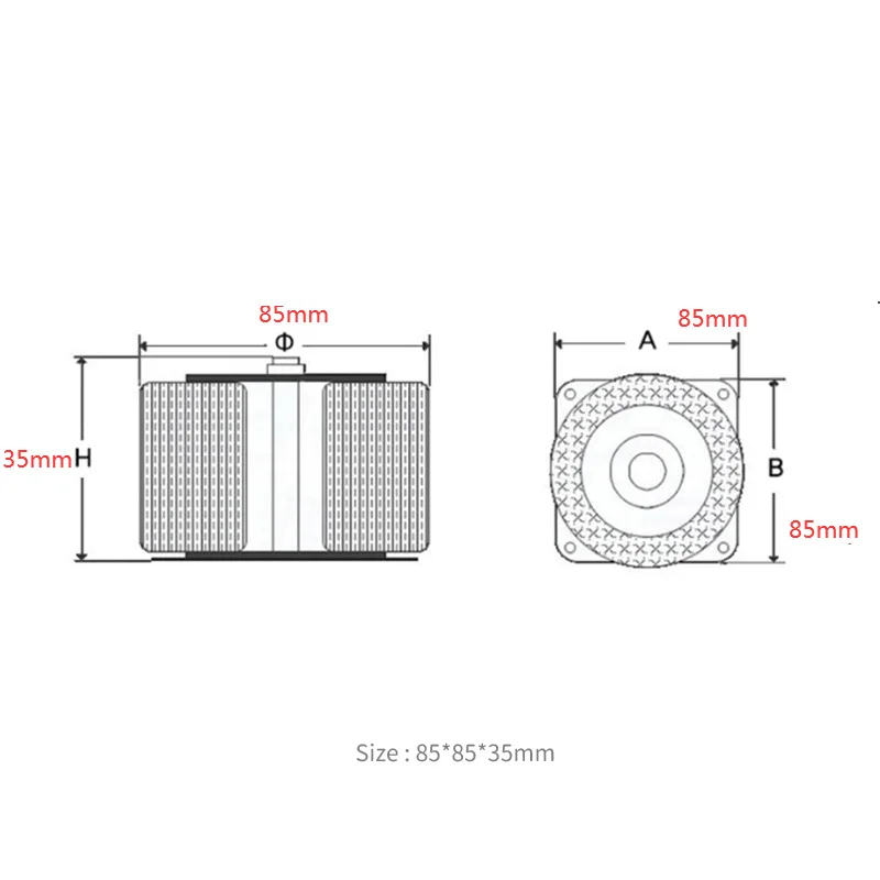 Unisian 50W AC110 / 220V Ringkerntransformator 40W Dual AC14V 10W AC7V Ring Power Transformers 85*85Mm Voor Loopband Versterker