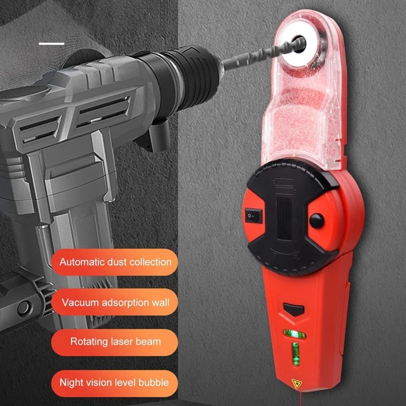 Electric Drilling Dust Collector For Cordless Drill Electric With Level Dust Removal Level Hammer Screwdriver Tools