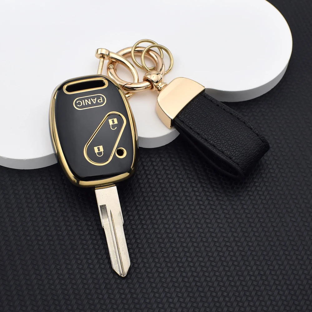 TPU Remote Car Key Case Cover for Honda Civic 2006-2011 2017 Accord CRV 2003 2007 Jazz HRV Accessories
