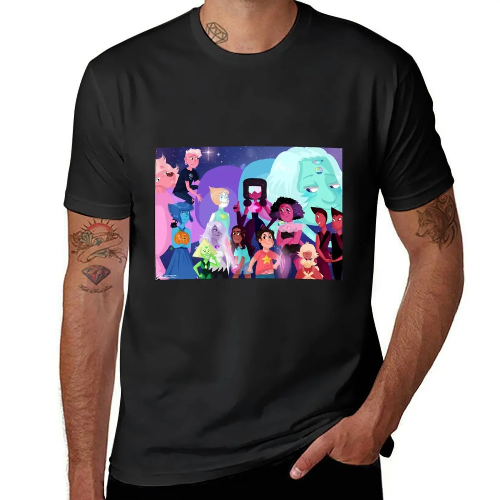 

steven universe T-Shirt cute clothes funnys plain slim fit t shirts for men