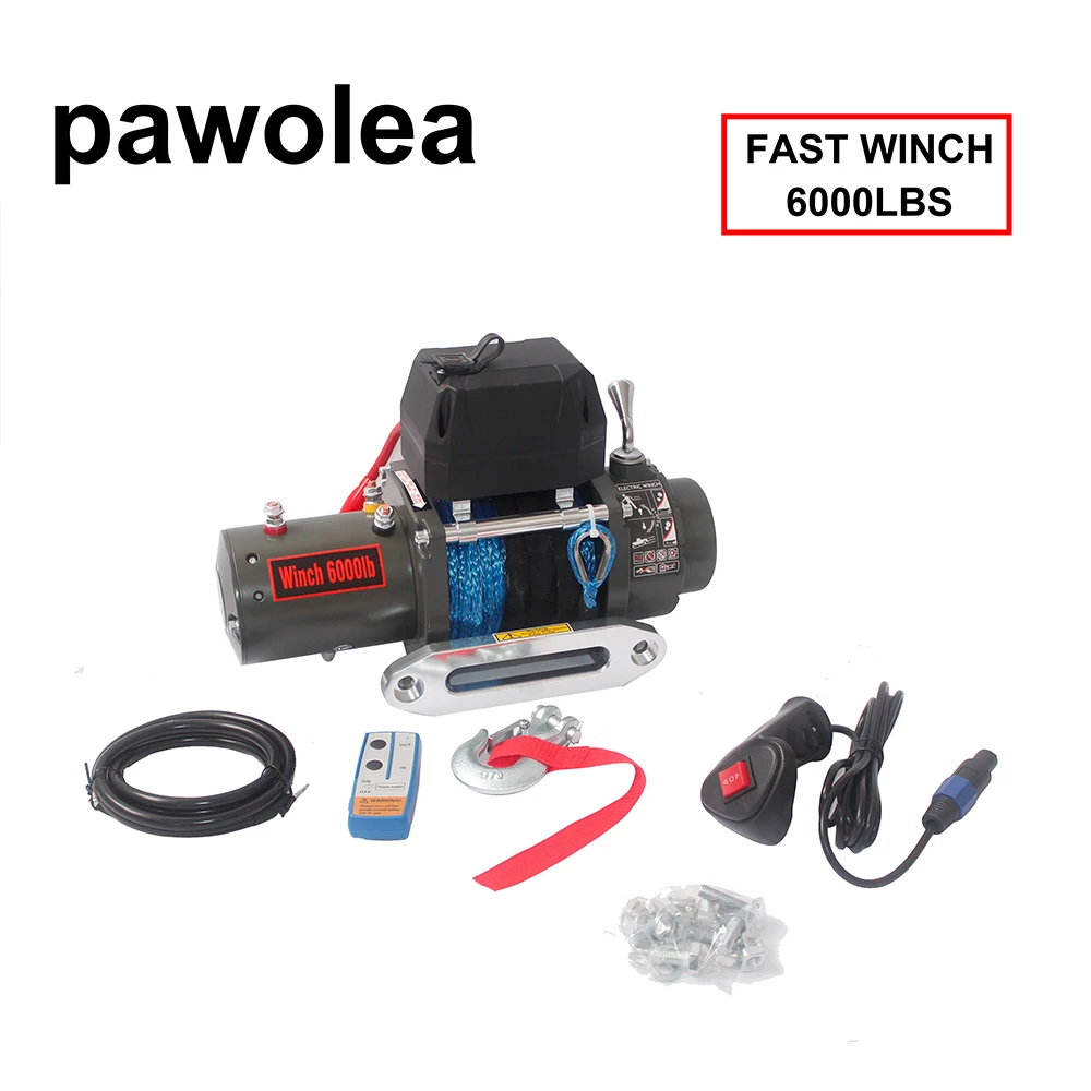 12V Electric Winch 2000-4500lb for Off-Road Rescue
