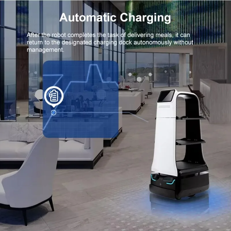 Customized Commercial Driverless Delivery Robots with Obstacle Avoidance Street-Smart Product Delivery Robot