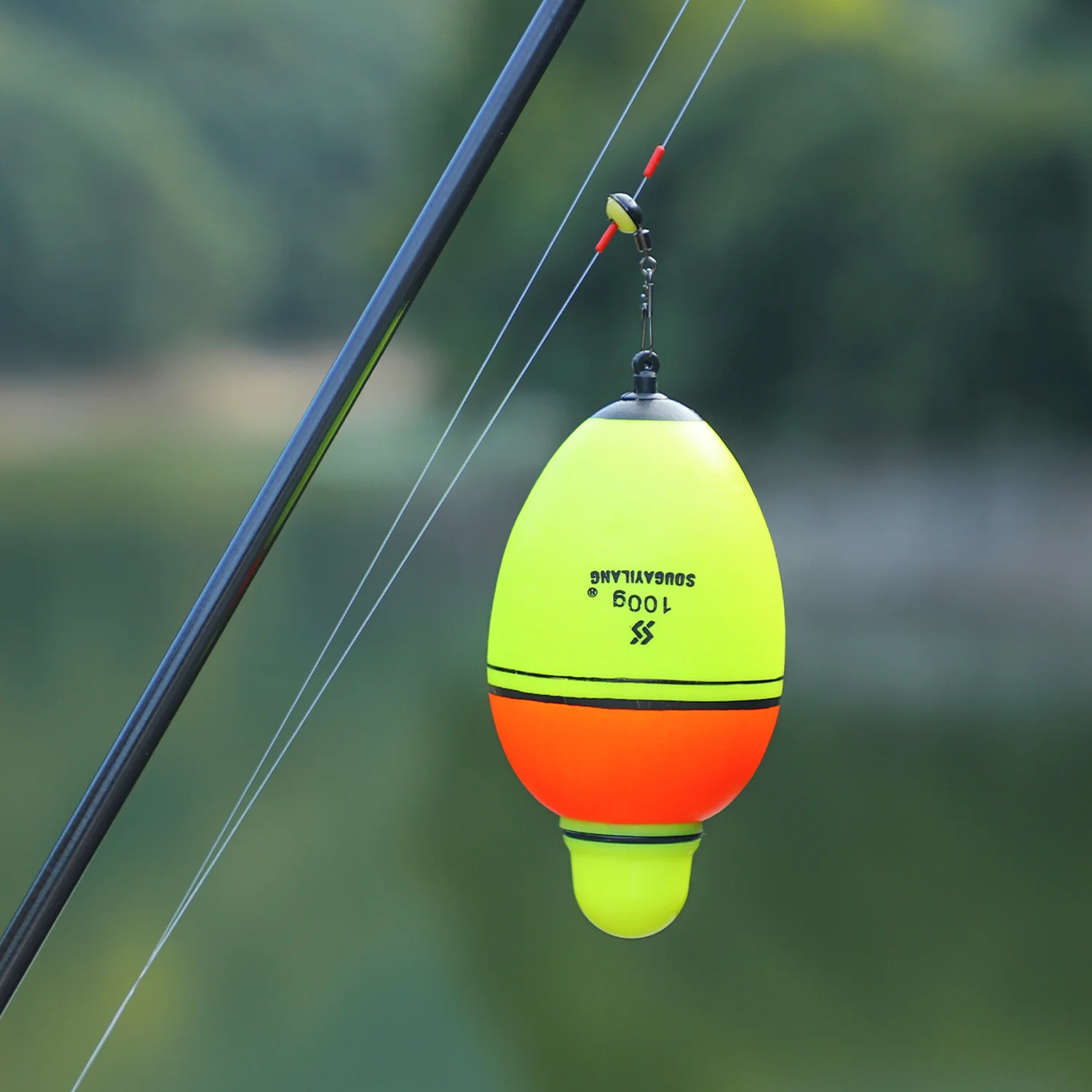 Sougayilang Leuchtende Fischbojen, 2 Stück, mit 6 Größenoptionen, hergestellt aus hochdichtem Schaumstoff, für eine Auftriebskraft von 30–100 g, zum Angeln. – Detail 12