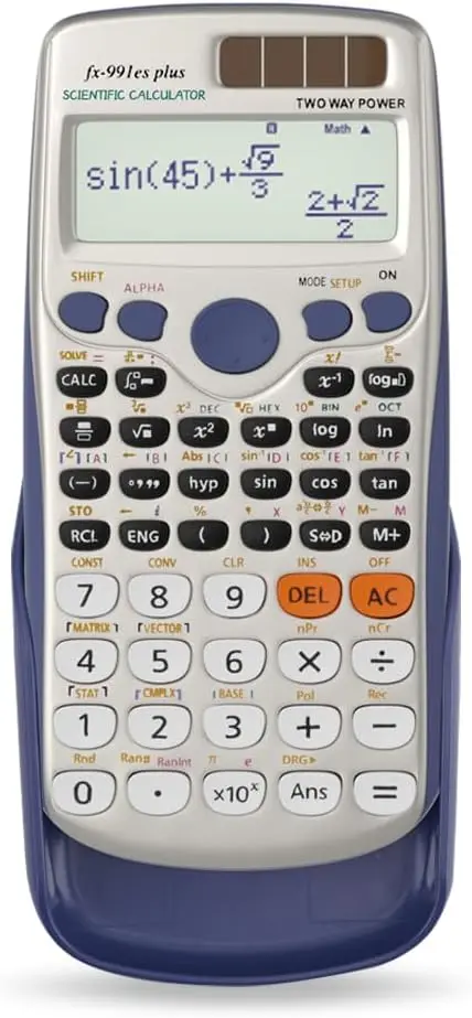 Calculators, Solar  Calculator Large Screen 417 , Calculators Very Suitable for High School and College Students Calculus Algebr