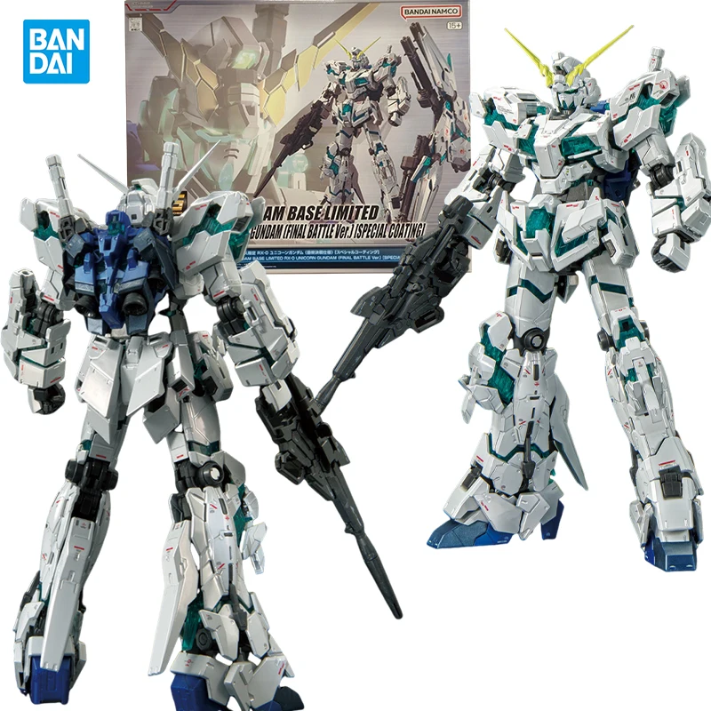 

Bandai натуральная RG 1/144 RX-0 Единорог Gundam аниме фигурка подвижная игрушка аниме периферийные фигурки куклы для коллекционеров