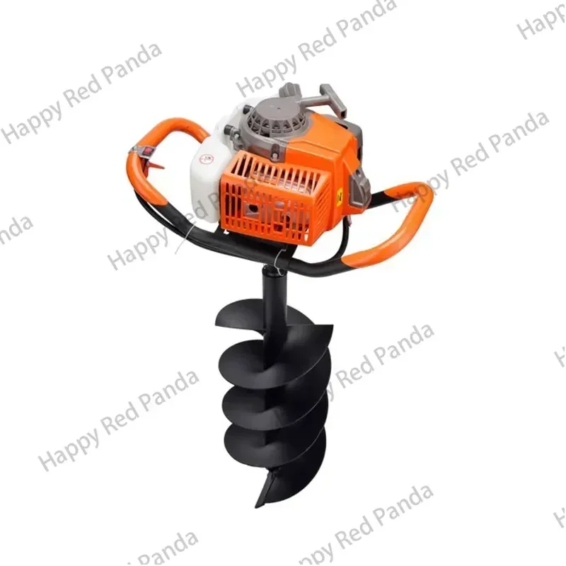 

Ground drill Post Hole Excavator 2 Stroke 98CC Petrol Soil 5.2kw Fence Ground Drill Installing Guardrail Railings