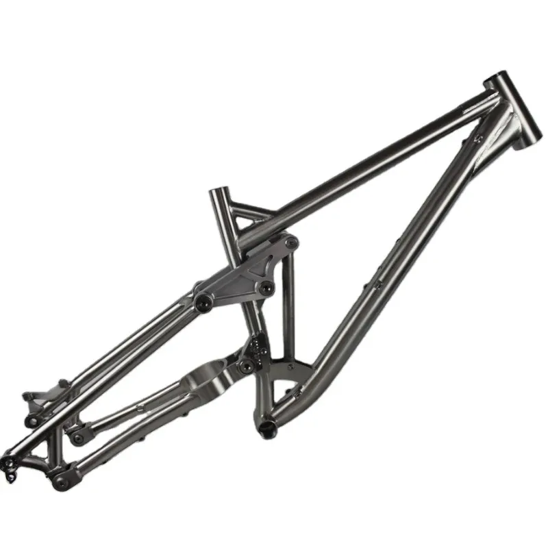Titanium Full Suspension/soft Tail Bike Frame