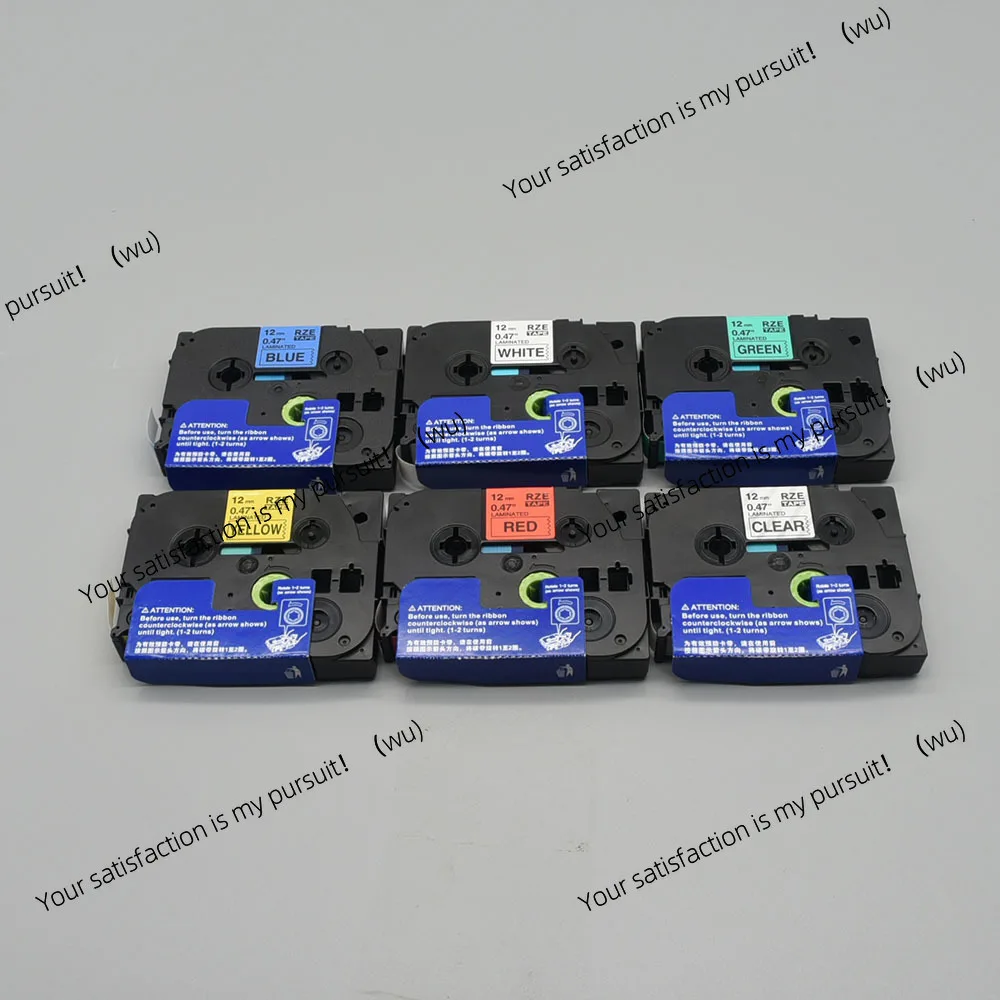 6/9/12 mm 231 TZ-White Label Tape 221 211 Composite Tape 631 431 531 Label color ribbon for Brother PT-H110 Label Machine
