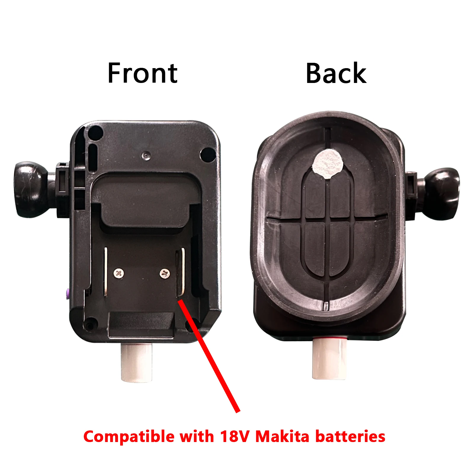 車のへこみ修理 PDR ライトアクセサリー、吸盤 + バッテリーベース + ブラケット + コネクター、ペイントレスへこみ除去ツール