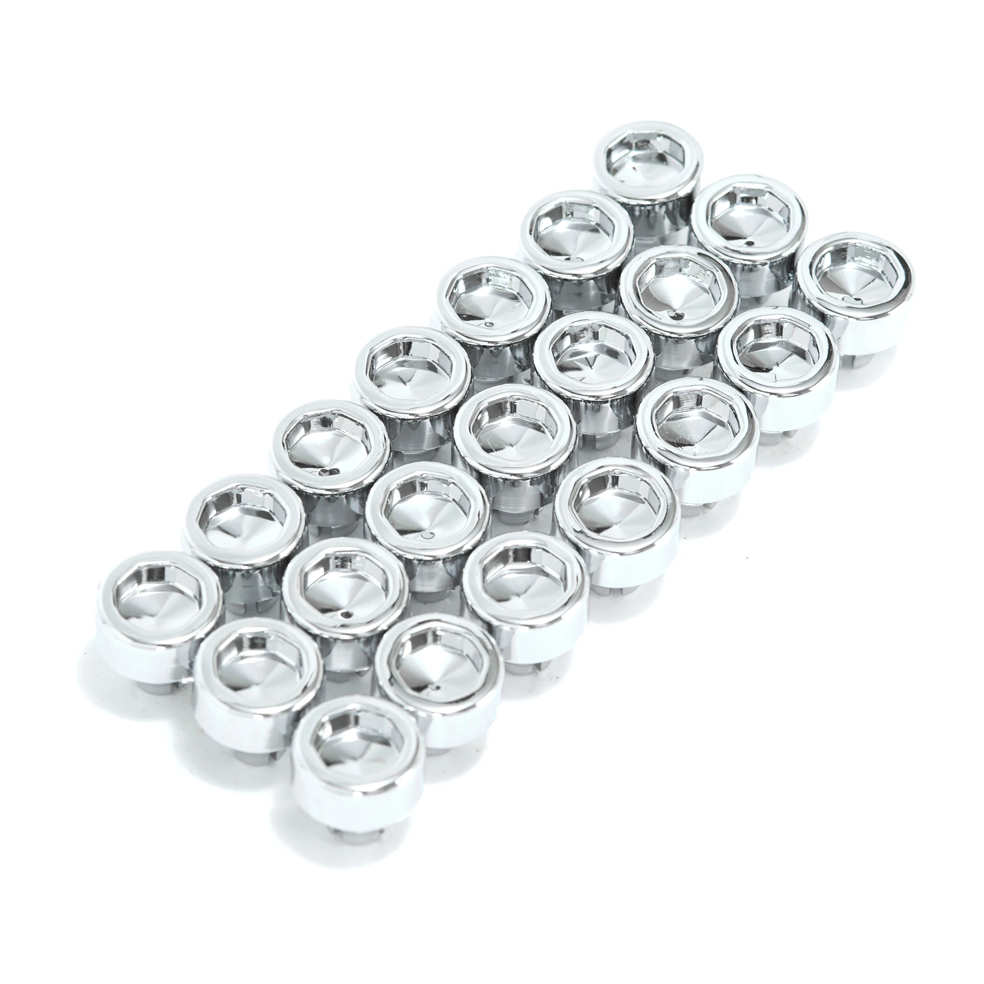 CFPerformance 100 Stück 7,58mm/0,3 Zoll Felgenschrauben Universal für Felgenrand-Dekoration Auto-Styling Tuning Exterieur-Zubehör – Detail 8