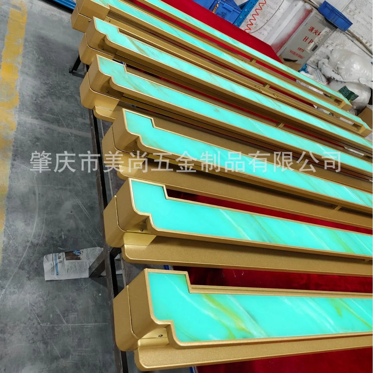 High-end customized star hotel banquet hall conference hall luxury double door handle