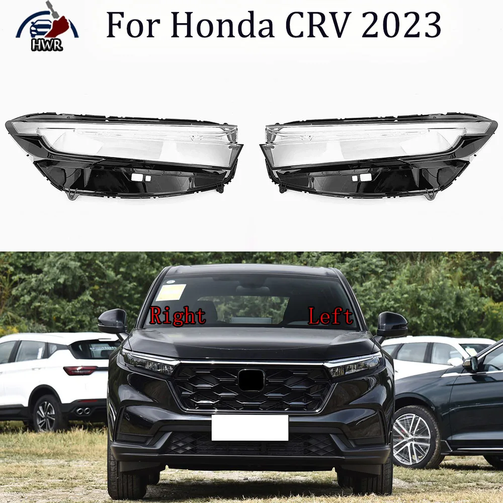 

For Honda CRV 2023 Headlamp Cover Shade Headlight Transparent Lens Lamp Shell Masks Plexiglass Replace Original Lampshade