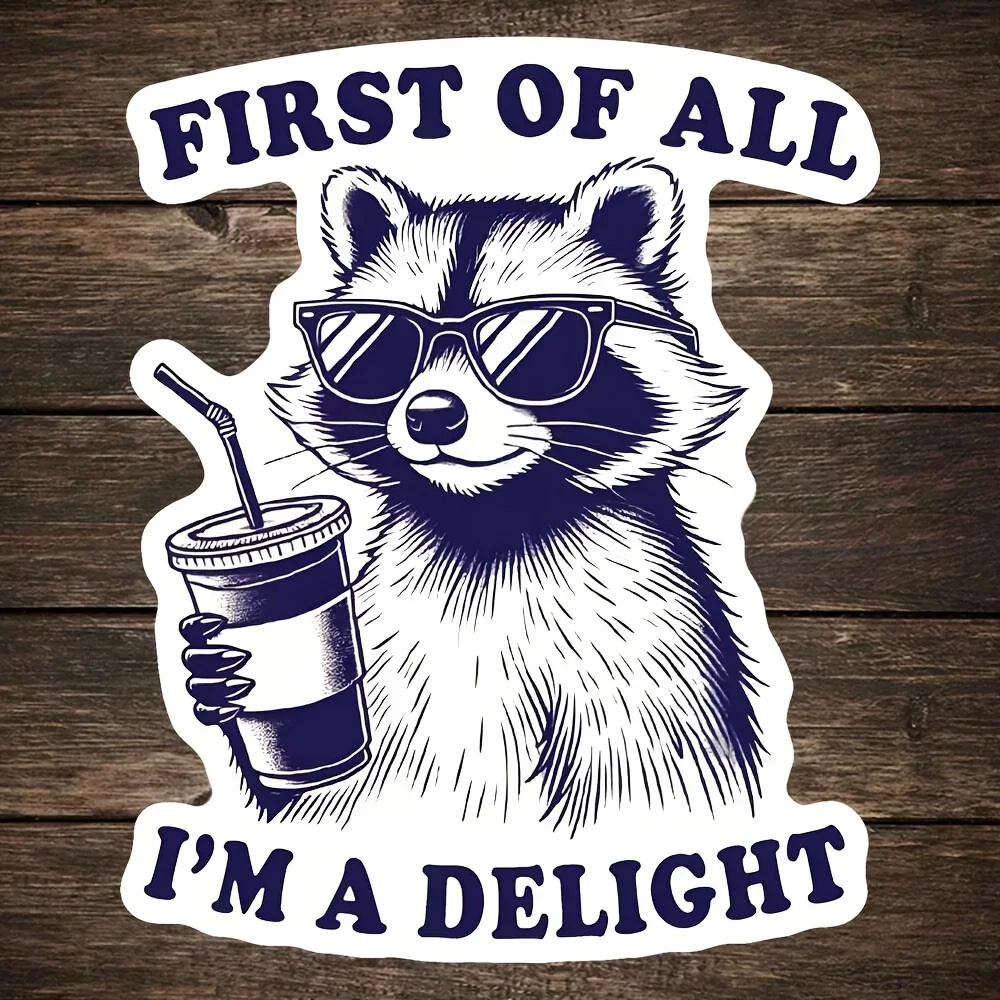 

1 шт. юмористическая виниловая наклейка - «Первый я вкусный» - самоклеящаяся наклейка для ноутбуков, кружек, автомобилей