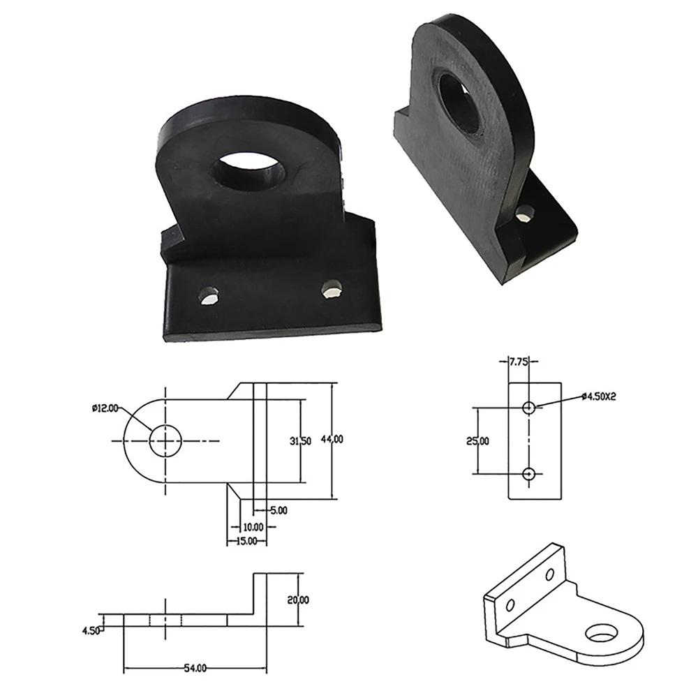 حامل مضخة قهوة مطاطي ممتص للصدمات ، مضخة ملف لولبي ، كبيرة وصغيرة ، 16 واط ، 47 واط ، 48 واط ، 52 واط ، جودة عالية ، 2 روض