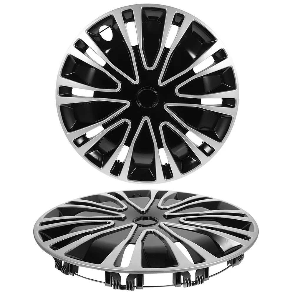 

2Pcs 12 Inch Automotive Hubcaps Stylish Fine Craftsmanship Universal Fit Easy Install Car Accessory Hubcaps for Cars