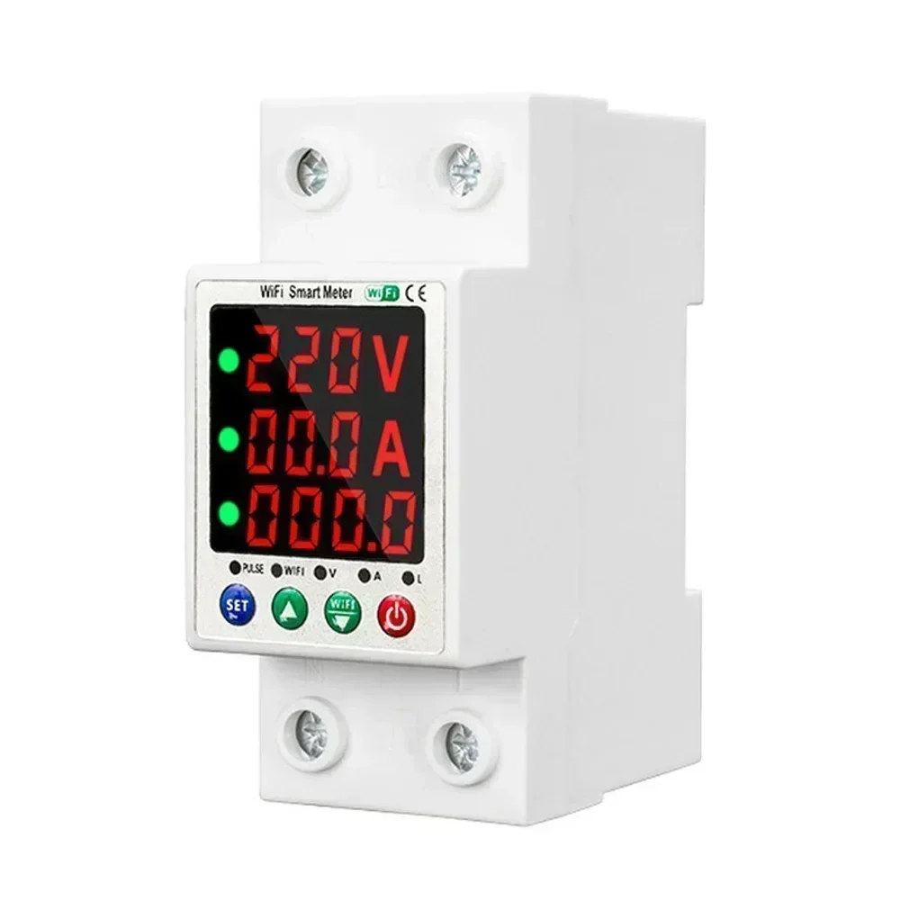 

WiFi Enabled Voltage Protector with Dual Screen Display and Auto Reset Suitable for Residential and Commercial