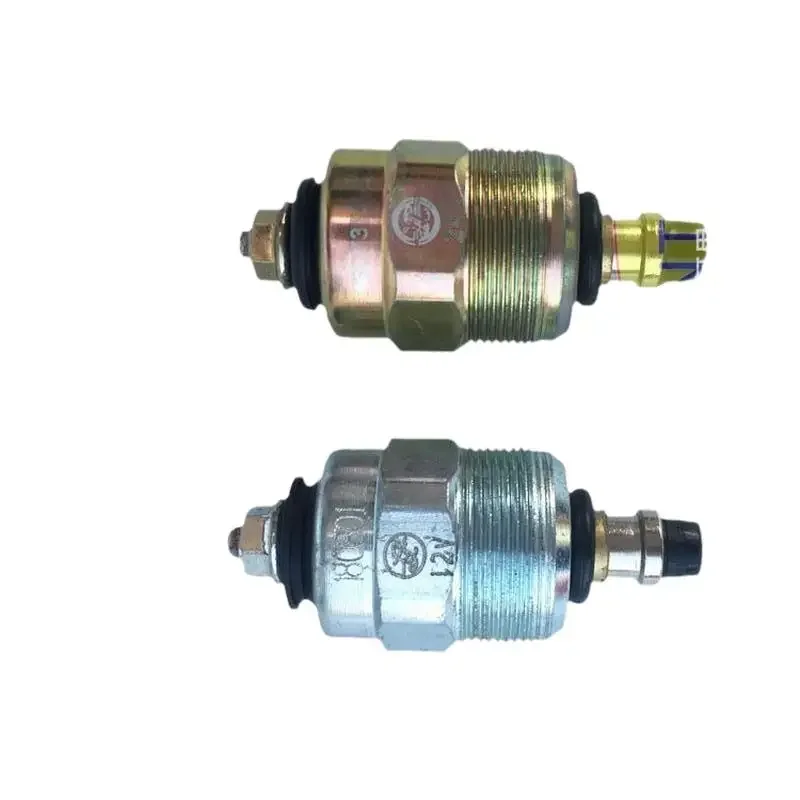 

Isuzu Fuel Pump Solenoid Cummins VE Pump Engine Shutdown Electromagnetic Valve Control Switch Compatible with 12V 24V