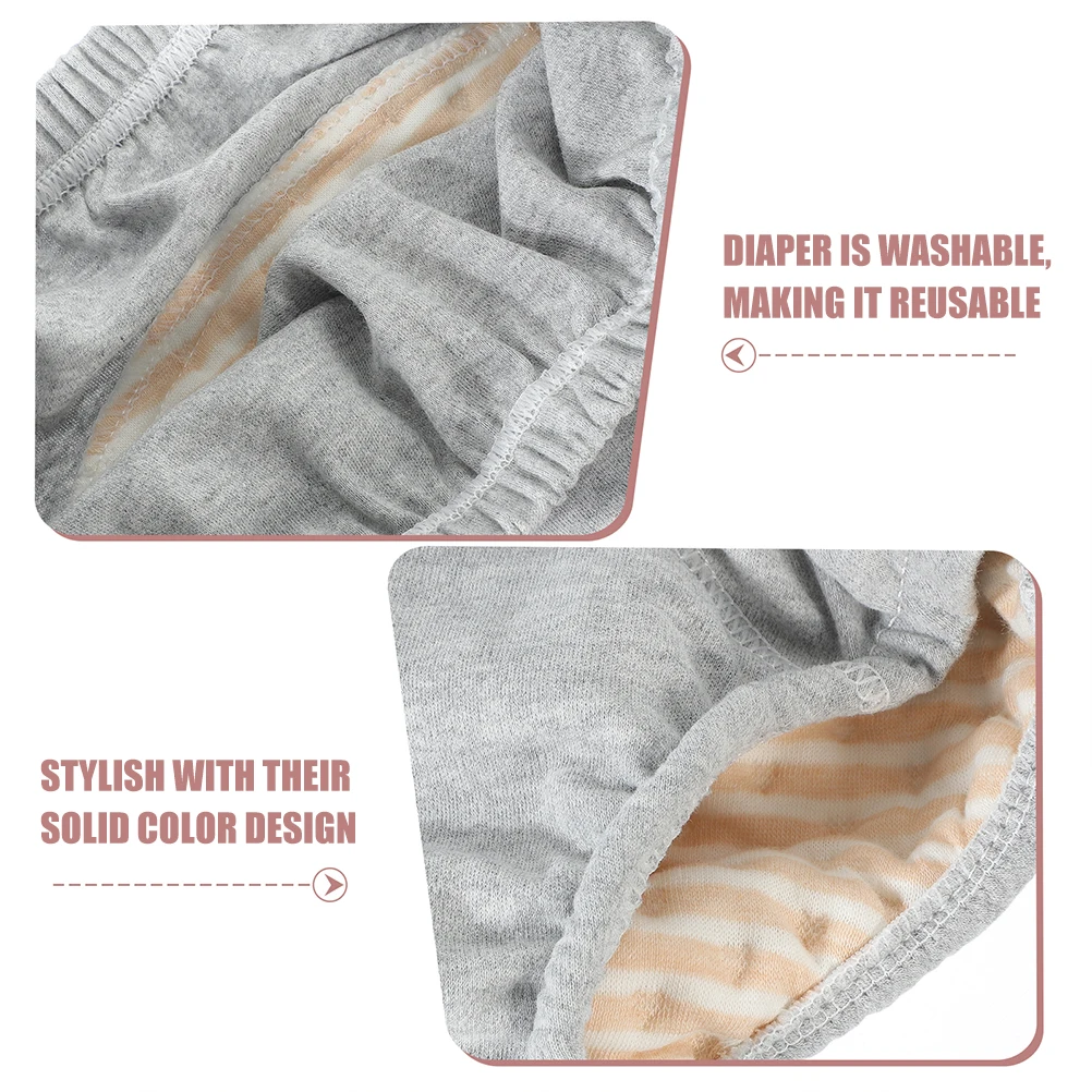 

2pcs Leakproof Urinal Pant Reusable Washable For Women Men Elderly Adult Diapers Anti-Leak Bed Protection