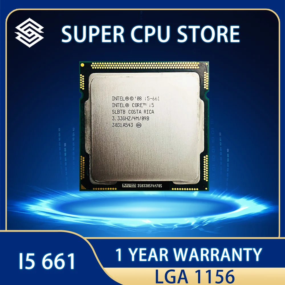 

Двухъядерный процессор Intel Core i5-661 i5 661 3,3 ГГц 4 МБ 87 Вт LGA 1156