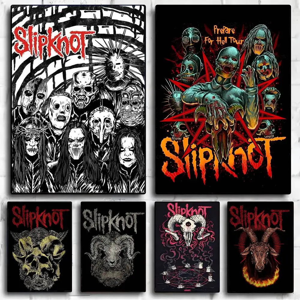 Heavy Metal ROCK BAND Self-adhesive Art Poster HD Quality Wa