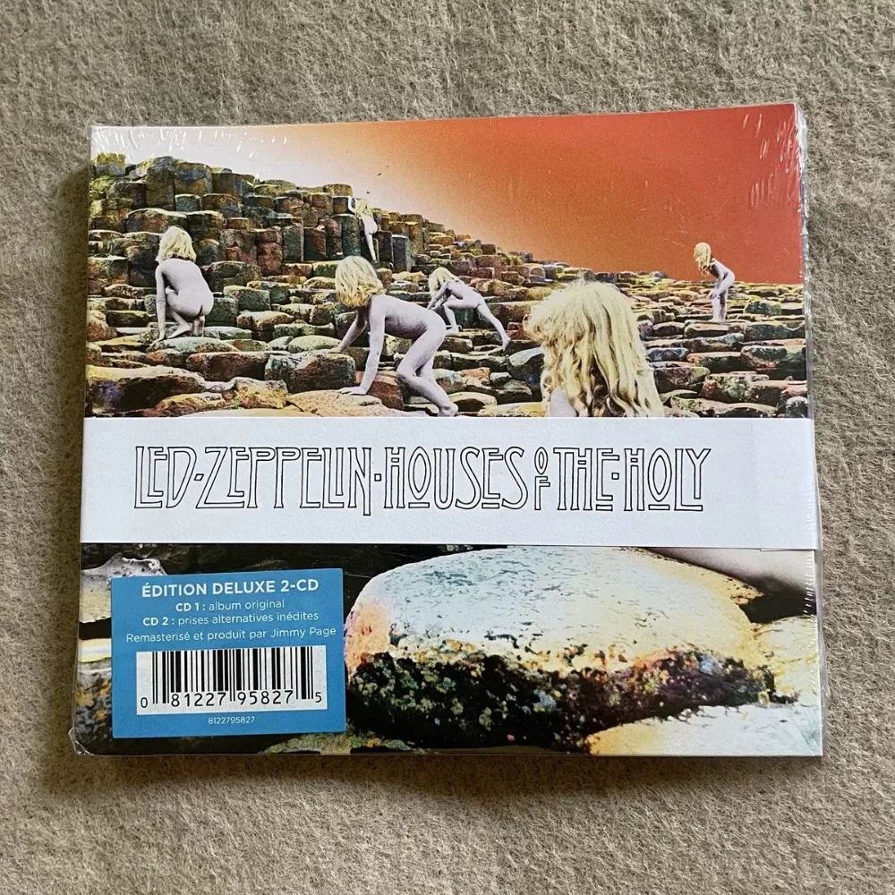 Led Zeppelin Houses of The Holy 2CD - Legendary Hard Rock Masterpiece - Iconic Riffs & Epic Solos for Rock Fans & Collectors