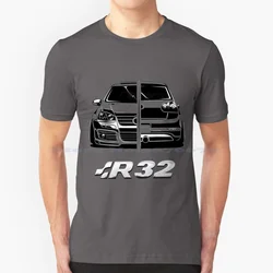 Golf R32 Design T Shirt 100% Cotton Tee Golf R32 Cartoon